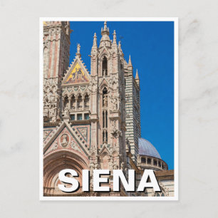 Siena Italien Reisesaal Duomo Kathedrale Postkarte