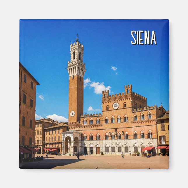 Siena Italy Travel Magnet (Vorne)