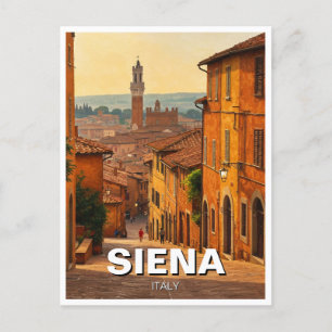 Siena Italy Travel Postkarte