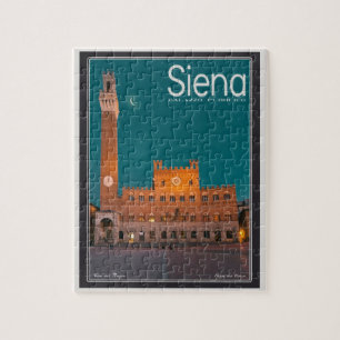 Siena - Palazzo Pubblico Nacht Puzzle