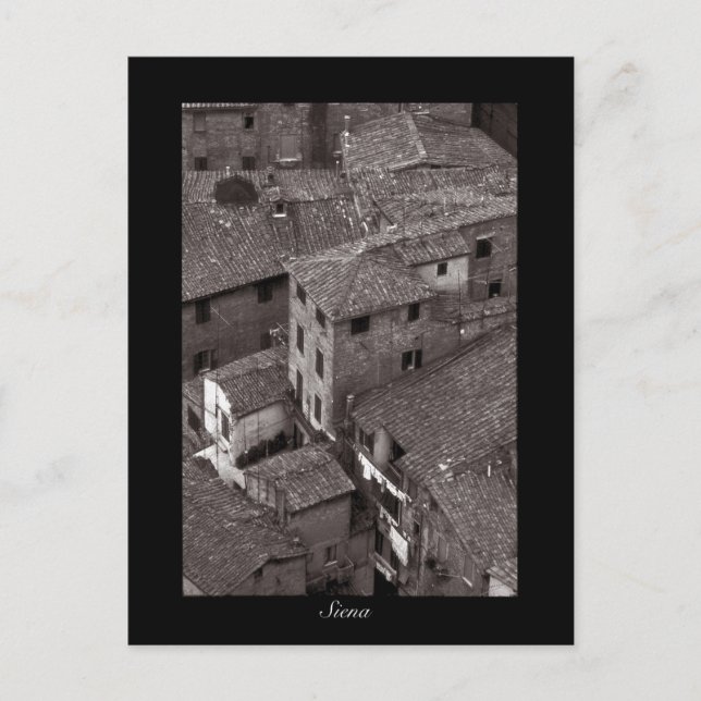 Siena Rooftops | Postkarte (Vorderseite)