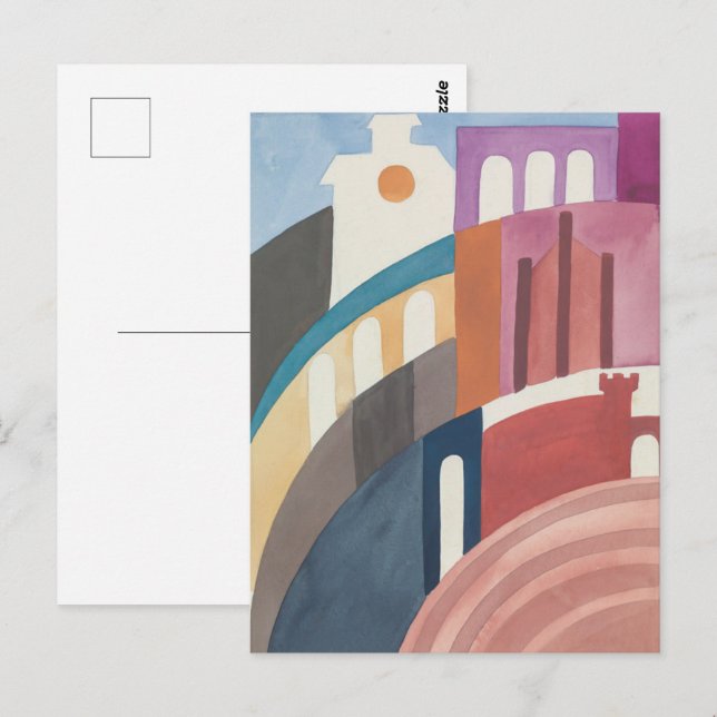 Siena | Sophie Taeuber-Arp | Postkarte (Vorne/Hinten)