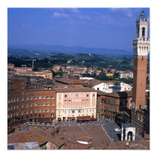 Siena Toskana Italien Fotodruck