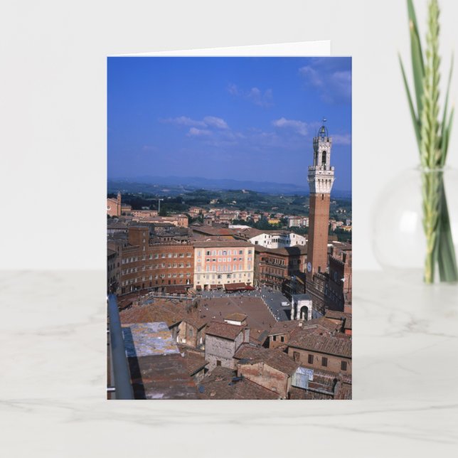 Siena Toskana Italien Karte (Vorderseite)