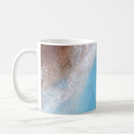 Siena-Türkis-abstrakte Tasse