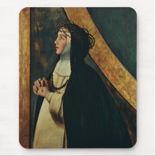 Sienaer Heilige Katharina von Juan Bautista Maino Mousepad
