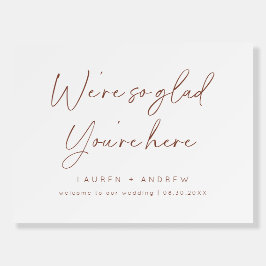 Sienna Brown Boho Wir sind froh, dass Sie hier sin