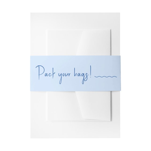 SIENNA Modernes Light Blue Destination Bly Band (Vorderseite Beispiel)