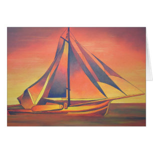 Sienna Segeln bei Sonnenuntergang