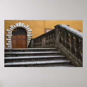 Sienna, Toskana, Italien - Niedriges Blickfeld Poster