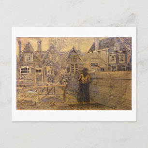 Sien's Mother House, Van Gogh Fine Art Postkarte