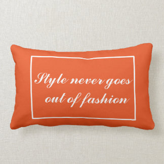 Sierkussen met tekst lendenkissen