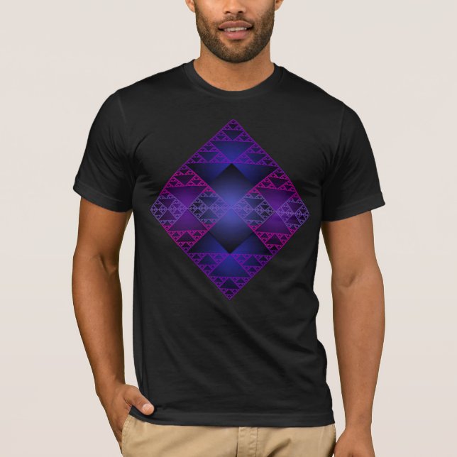 Sierpinski Triangle Fun T Shirt (Vorderseite)