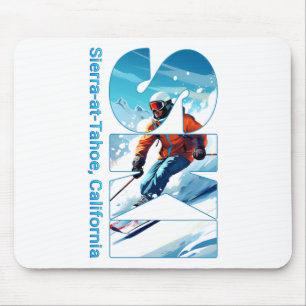 Sierra-at-tahoe Cooler Skiurlaub Ski Außenbereich Mousepad