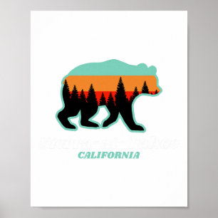 Sierra-at-tahoe Skifahren Snowboarden California B Poster