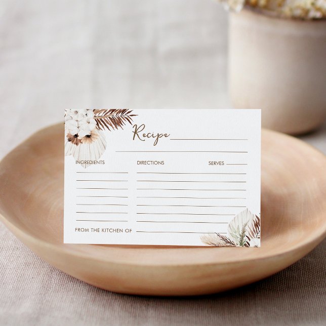 SIERRA Bohemisch Pampas Rezept Karte (Von Creator hochgeladen)