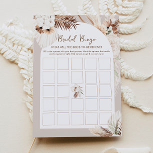 SIERRA Bohemisches Brautparty Bingokarte Einladung