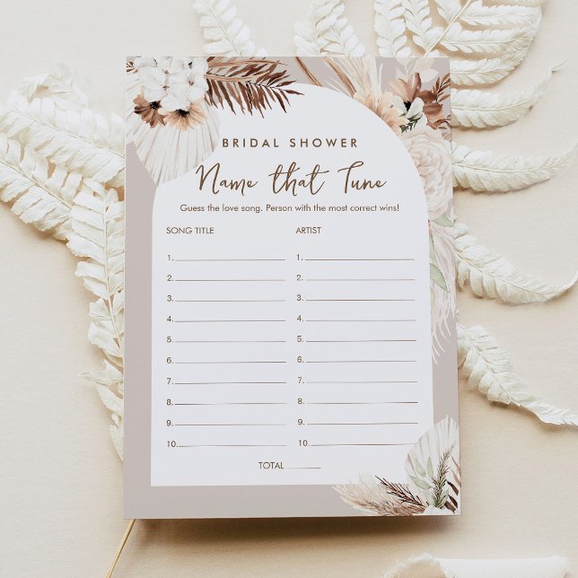 SIERRA Boho Name, dass Tuning-Brautparty-Spiel Einladung (Von Creator hochgeladen)