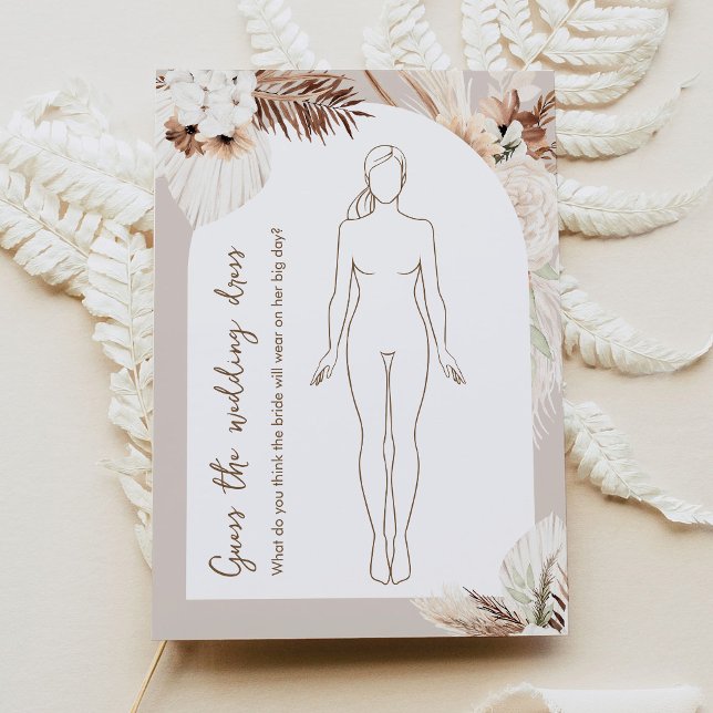SIERRA Boho rät das Dress Brautparty Game Einladung (Von Creator hochgeladen)