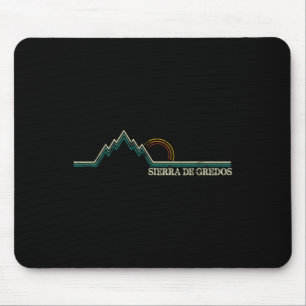 Sierra De Gredos Spanien Retro Klettern, Skifahren Mousepad