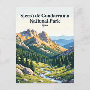 Sierra de Guadarrama Nationalpark Spanien Postkarte