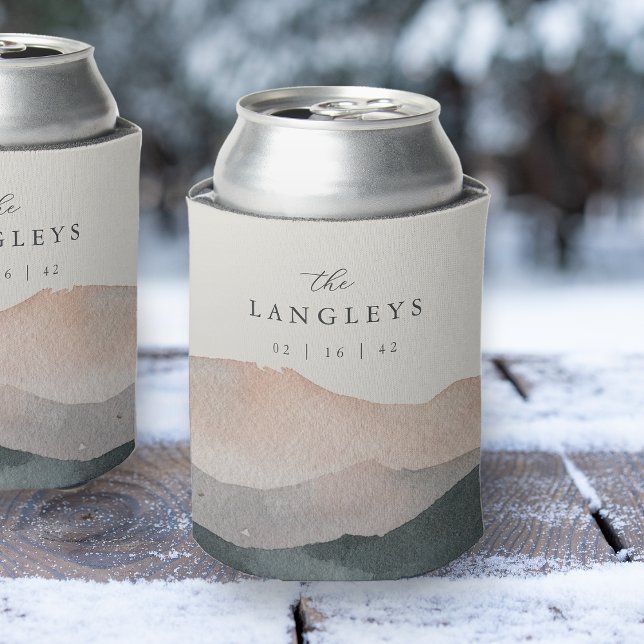 Sierra Dusk | Wüstenberg Sonnenuntergang Gastgesch Dosenkühler (Von Creator hochgeladen)