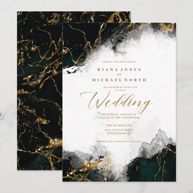 Sierra Jack ID644 gr/wht Einladung (Vorne/Hinten)