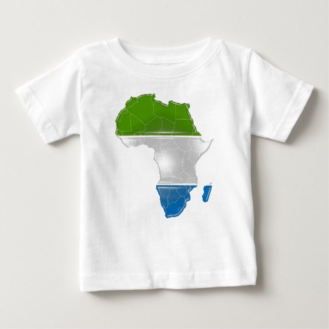 Sierra Leone Baby T-shirt (Vorderseite)