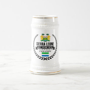 Sierra Leone Bierglas
