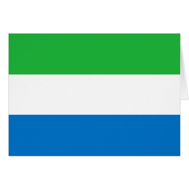 Sierra Leone Flag (Vorderseite (Horizontal))
