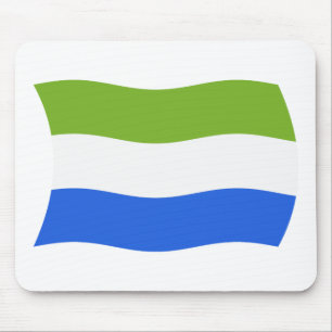 Sierra Leone Flag Mauspad