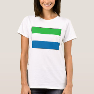 Sierra Leone Flag x Map T - Shirts