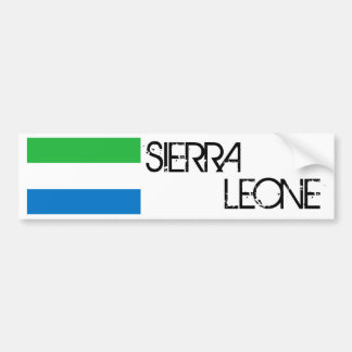 Sierra Leone-Flagge Autoaufkleber