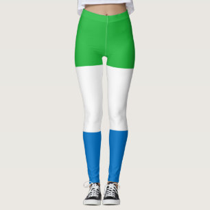 Sierra Leone-Flagge Leggings