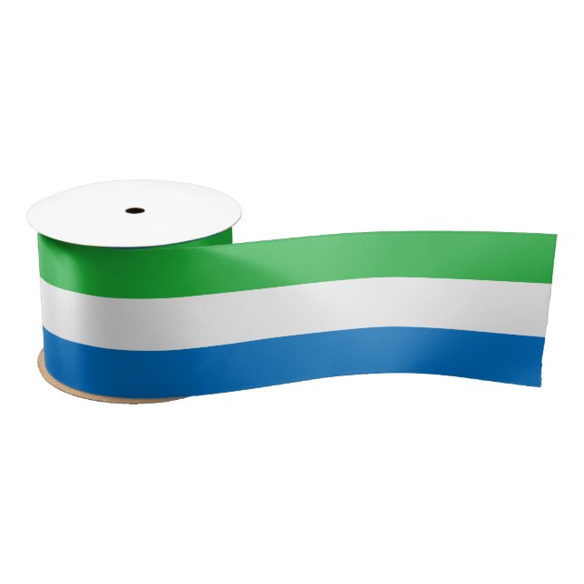 Sierra Leone-Flagge Satinband (Spule)