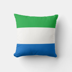 Sierra Leone Flagge x Flaggenkissen Kissen