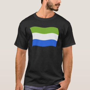 Sierra Leone Flaggen-Shirt T-Shirt