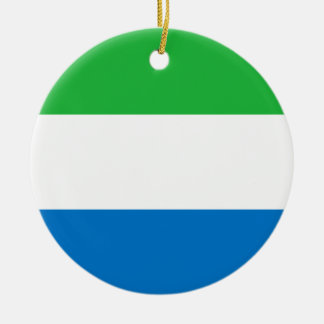 Sierra Leone-Flaggen-Verzierung Keramikornament