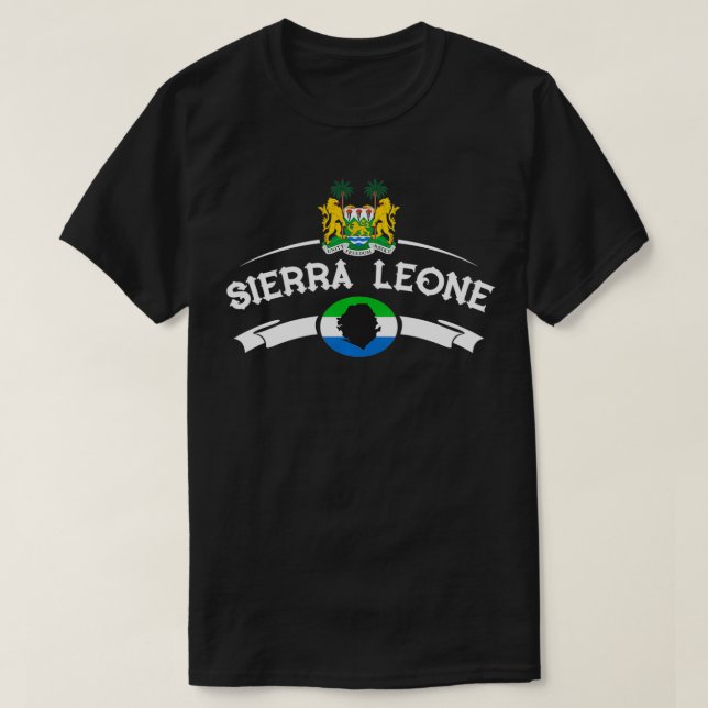 Sierra Leone für Männer, Frauen und K in Sierra Le T-Shirt (Design vorne)