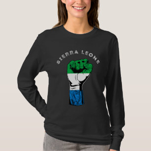 Sierra Leone Hand Fist Pride Sierra Leone Roots T-Shirt