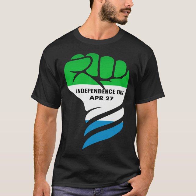 Sierra Leone independence day Black Pride Sweet Sa T-Shirt (Vorderseite)
