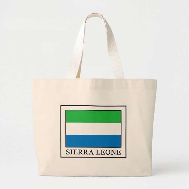 Sierra Leone Jumbo Stoffbeutel (Vorne)