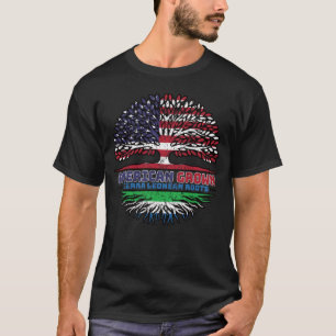 Sierra Leone Leonean USA USA Vereinigte Staaten T-Shirt