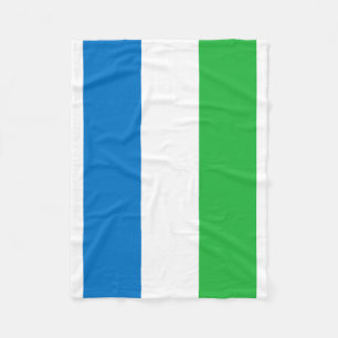 Sierra Leone-nationale Weltflagge Fleecedecke