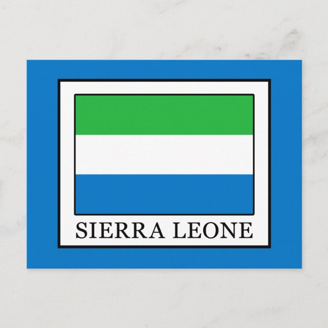 Sierra Leone Postkarte (Vorderseite)