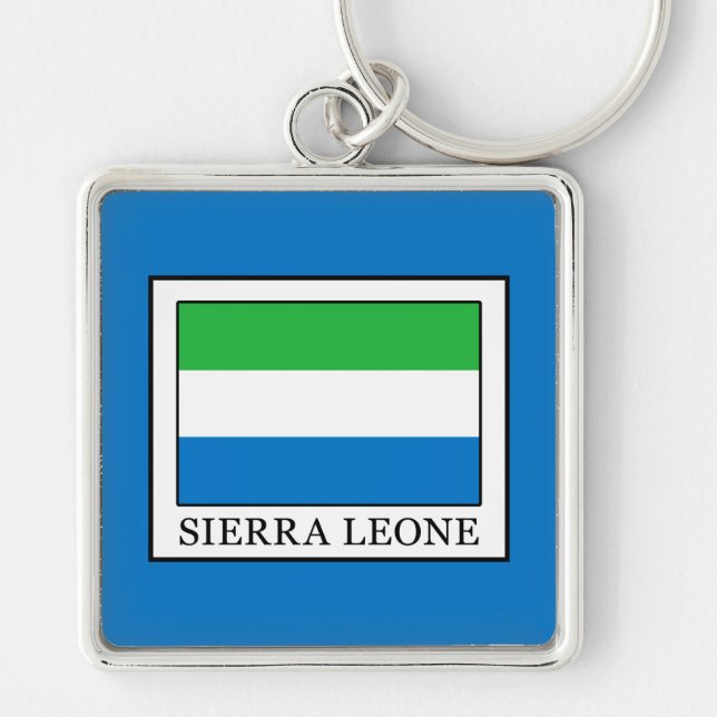 Sierra Leone Schlüsselanhänger (Vorne)