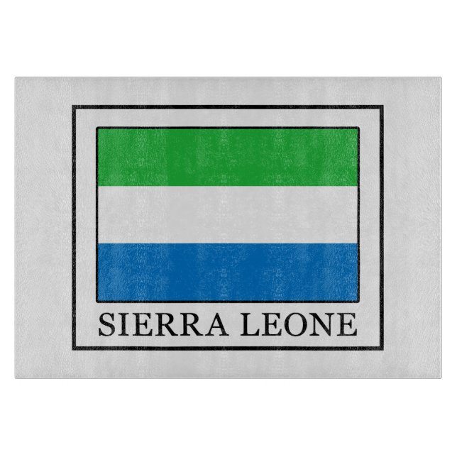Sierra Leone Schneidebrett (Vorderseite)
