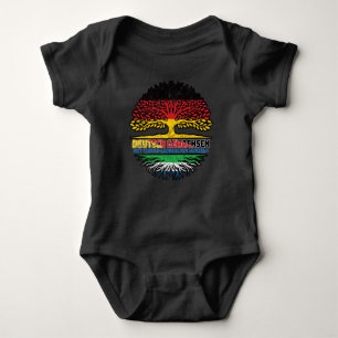 Sierra Leone Sierra Leonisch Deutsch Deutschland Baby Strampler