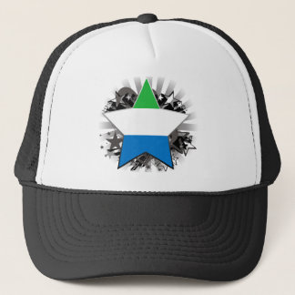 Sierra Leone-Stern Truckerkappe