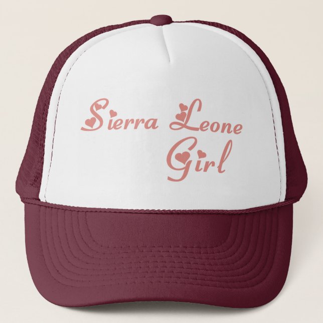 Sierra Leone Truckerkappe (Vorderseite)